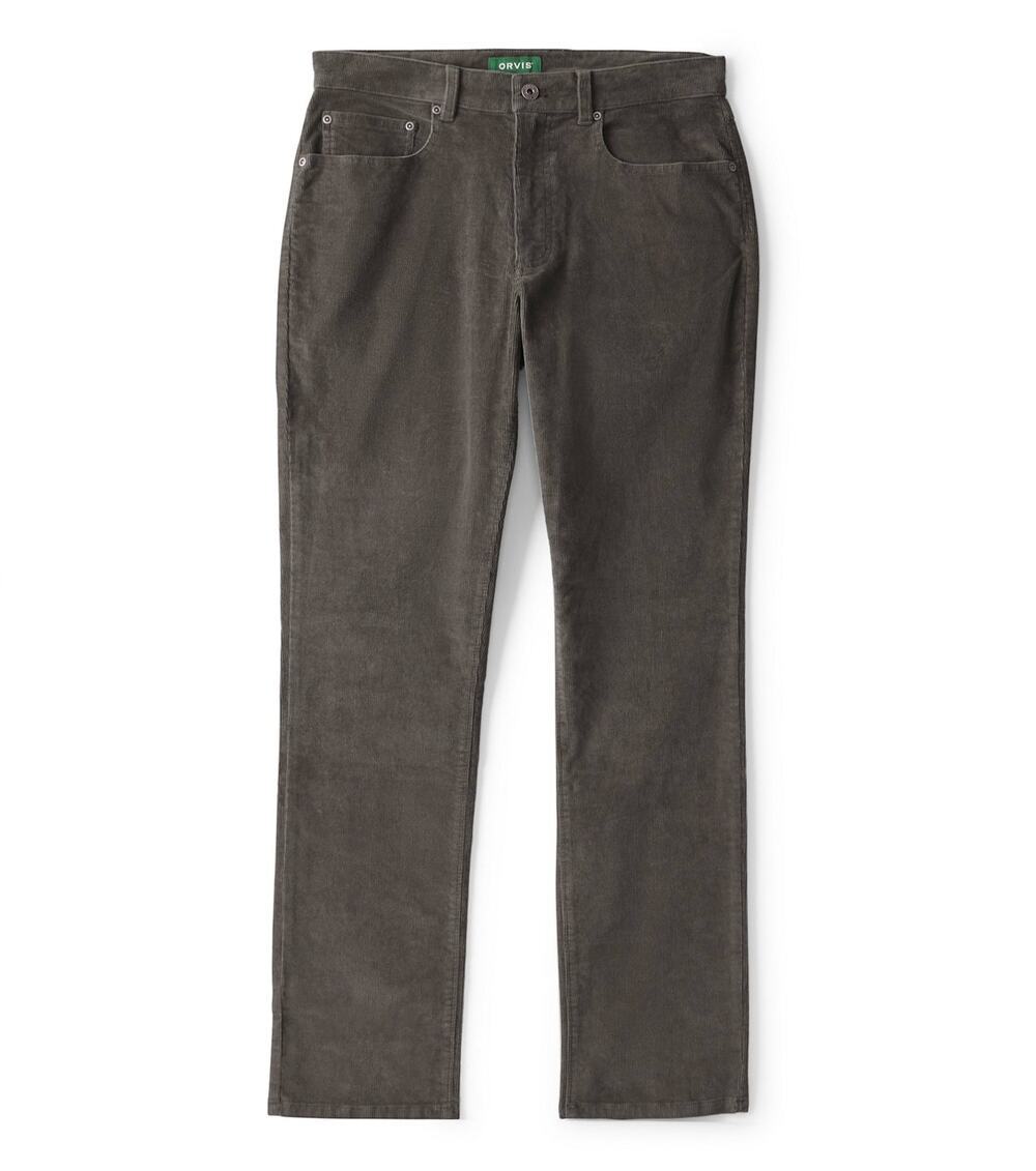Orvis 1856 Stretch 5 Pocket Corduroy Pants Slate Gray Men's 32 x 32